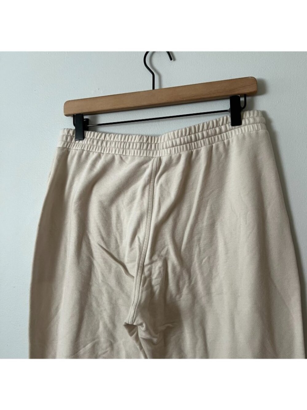 Quince SuperSoft Fleece Joggers Off-White Women's Size Medium - Picture 8 of 10